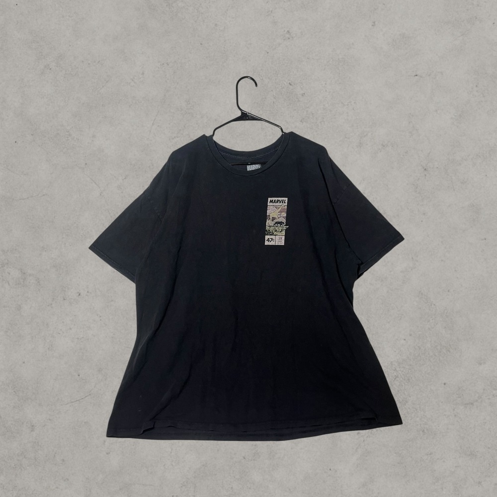 Marvel Black Panther Graphic T-Shirt Mens XL Faded Black Short Sleeve Crewneck